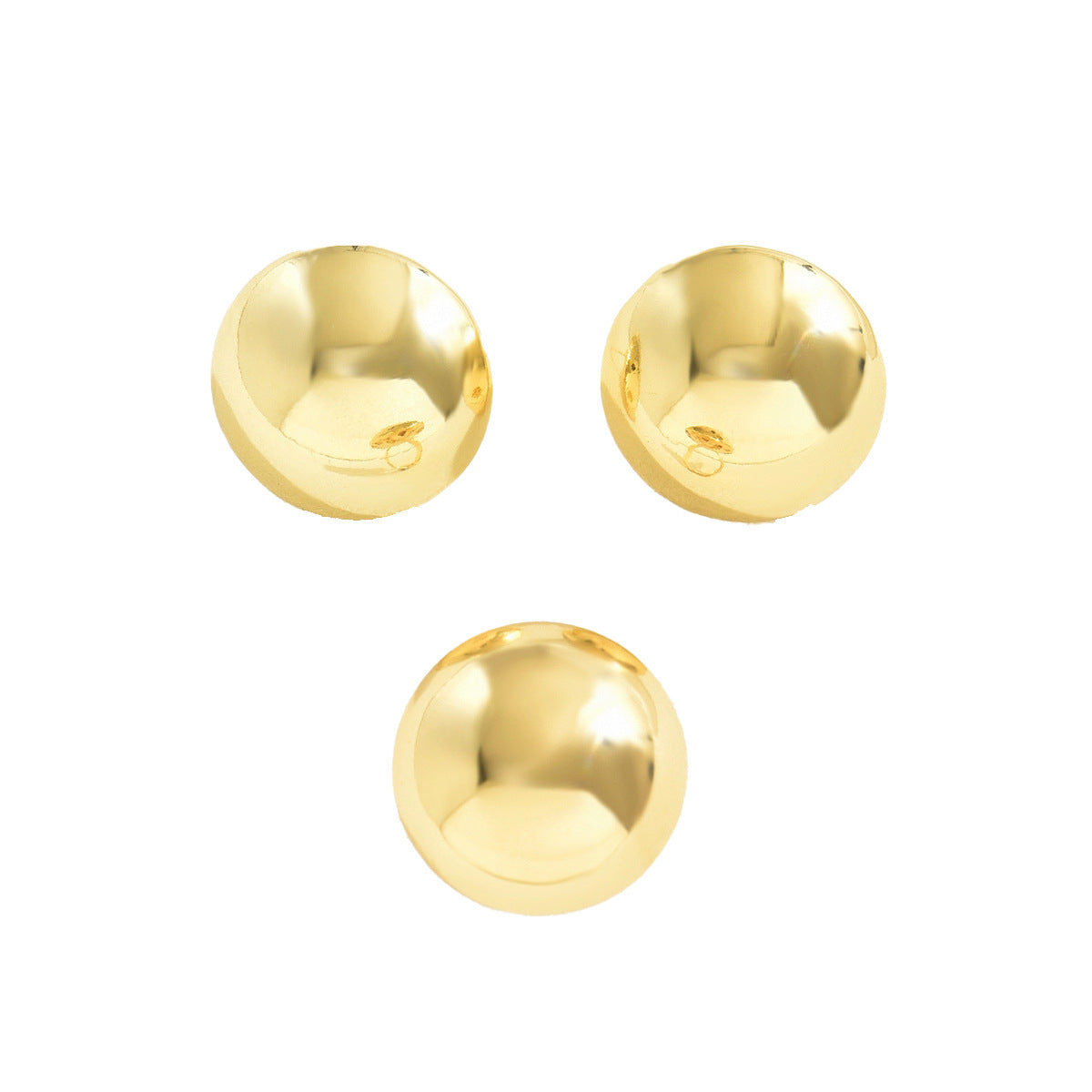 Set de Joyería Dorado Minimalista - Aros y Anillo Estilo Clásico Chic